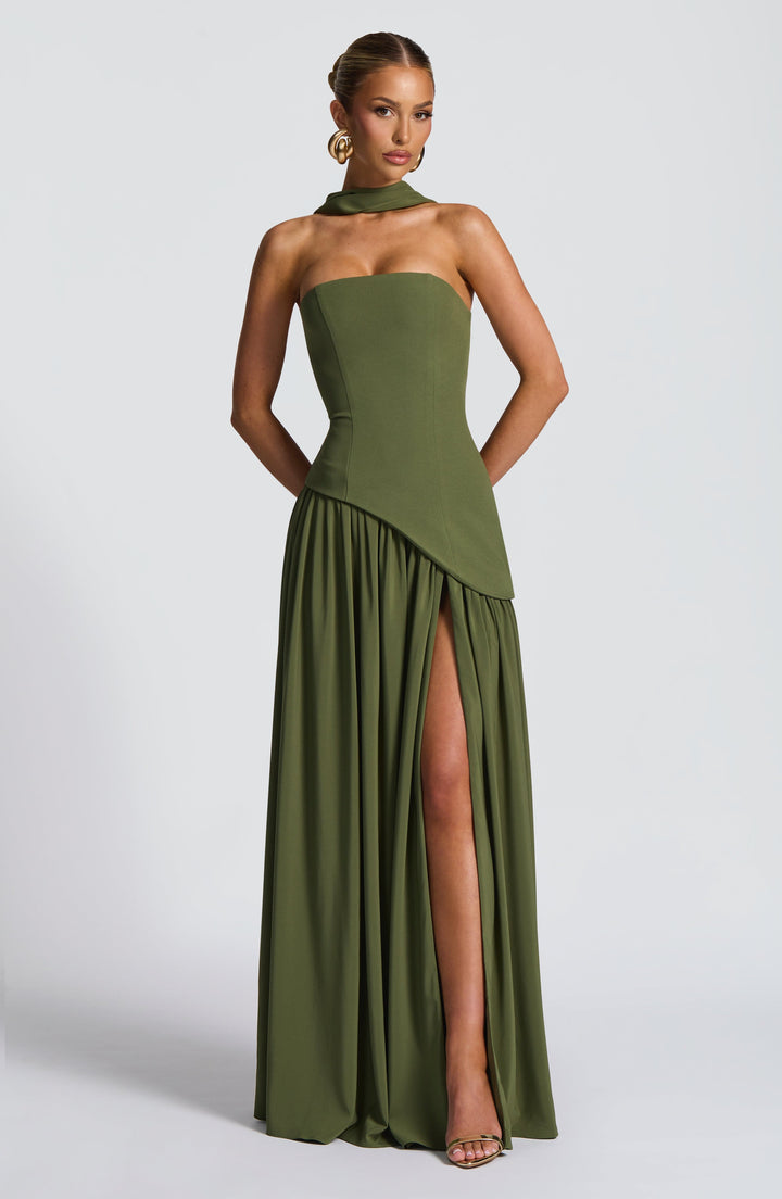 Maliyah Maxi Dress - Khaki