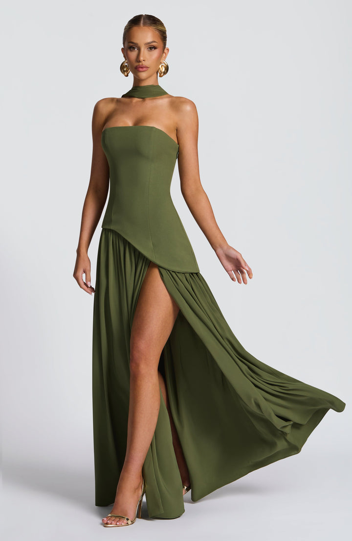 Maliyah Maxi Dress - Khaki
